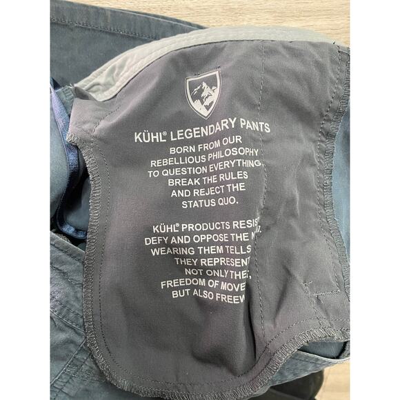 Kuhl Pants Womens 14 Gray Cargo Pockets Stretch Lightweight Adjustable Hiking - Picture 8 of 10